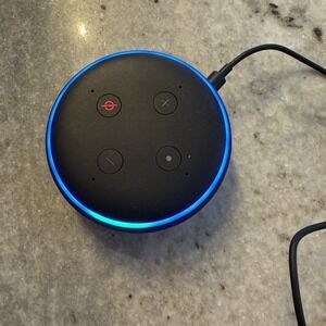 Amazon Echo Dot (3rd Generation) Smart Speaker With Power Cord Charcoal